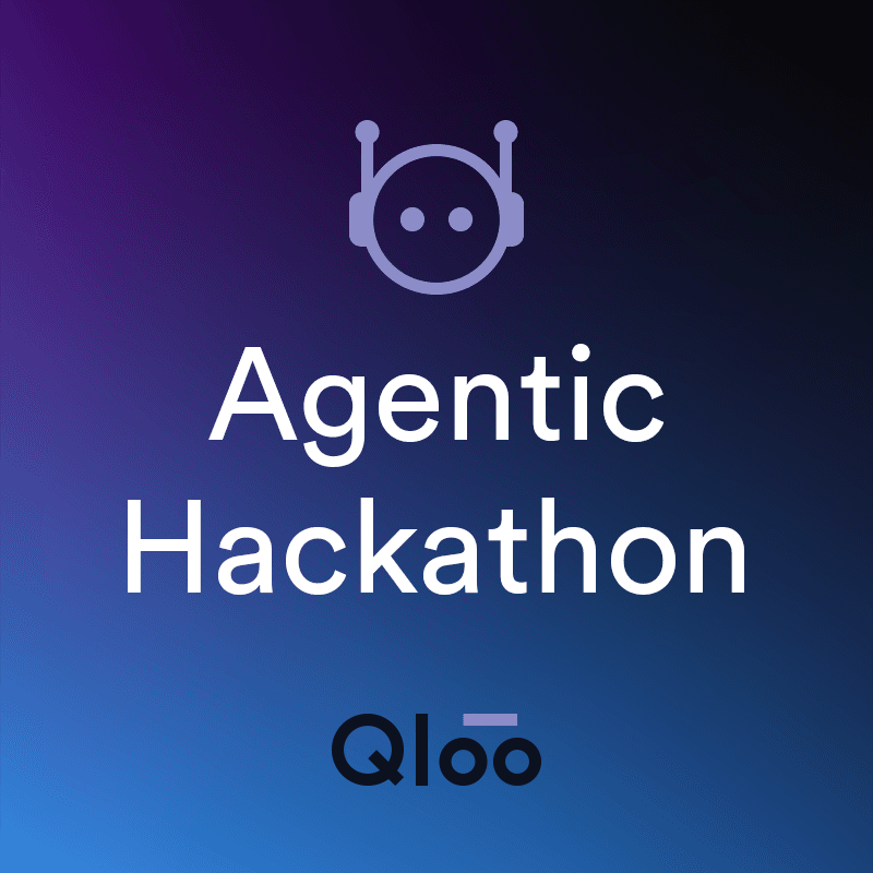 โปสเตอร์ Qloo Agentic Hackathon